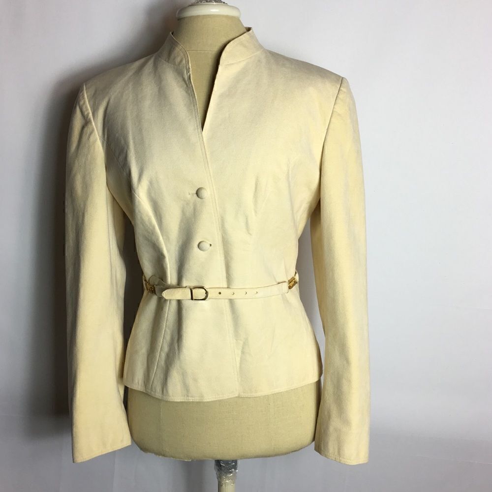 ‎Lilli Ann Suede Blazer Adolph Schuman Vintage